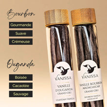 Laden Sie das Bild in den Galerie-Viewer, Offre Découverte : Gousses de Vanille de Madagascar + Ouganda (1 Acheté = 1 Offert) - Vanissa