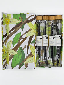 Coffret Vanilles d'Exception -  4 Origines - 8 Gousses de Vanille - Vanissa