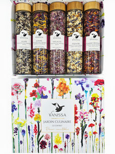 Fleurs Comestibles : Coffret Jardin Culinaire - Vanissa